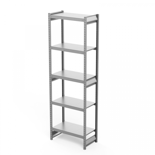 Стеллаж грузовой СГ Ультра (2500х1200х600) 5 ярусов, цинк