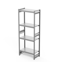 Стеллаж грузовой СГ Ультра (2500х1200х500 мм) 4 яруса, цинк (СГУ 2512054) HV Market