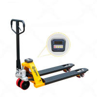 Гидравлическая тележка с весами BFC-8 (2000 кг, 1150х560 мм, PDP) SMARTLIFT HV Market