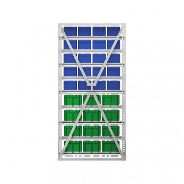 Стойка 735х1500 односторонняя А1-00-05-04  (синий/зеленый) HV Market