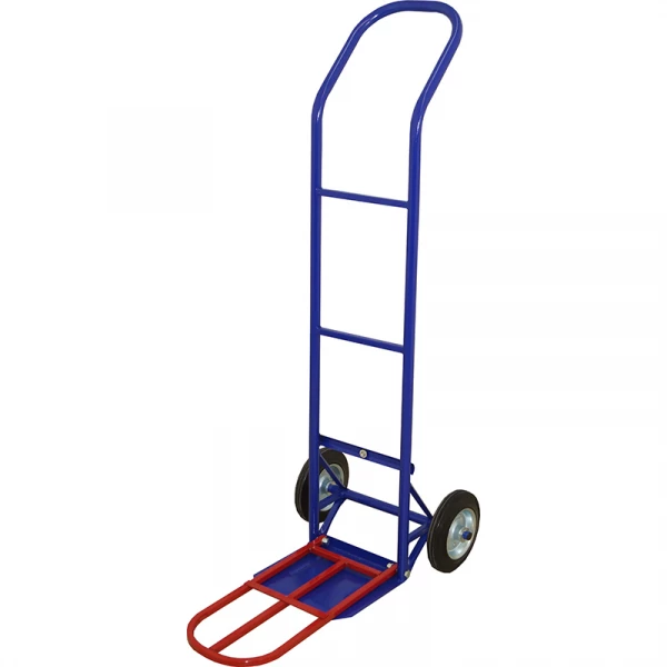 Тележка грузовая двухколесная с откидной полкой КГ 150 П г/п 150 кг. без колес HV Market