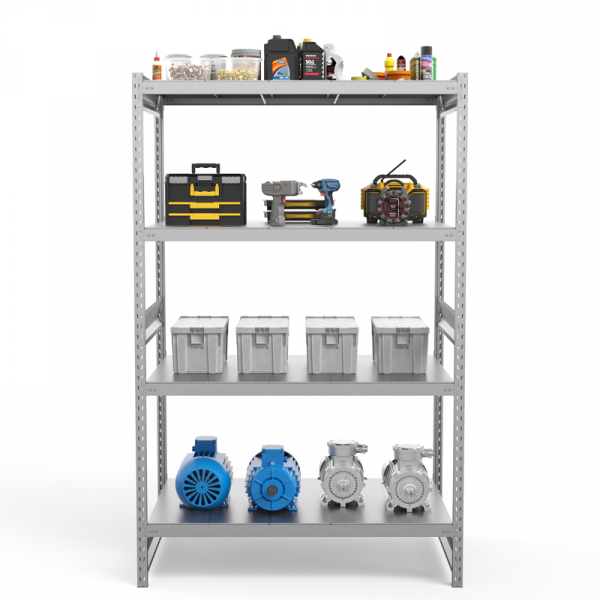 Стеллаж грузовой СГ Ультра (2500х1500х600) 4 яруса, цинк