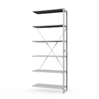 Приставная секция ТСУ Стеллаж (2200х1060х600) 6 полок HV Market