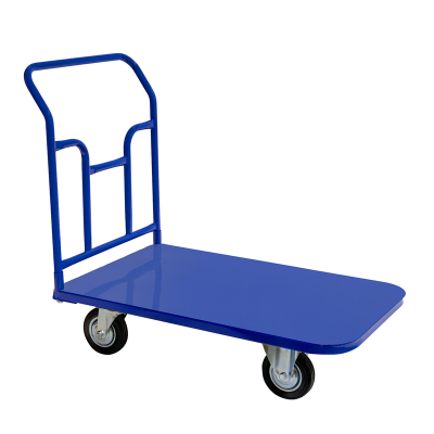 Тележка платформенная ТПТ 600х1000 (г/п 300 кг.) 125 черная резина HV Market