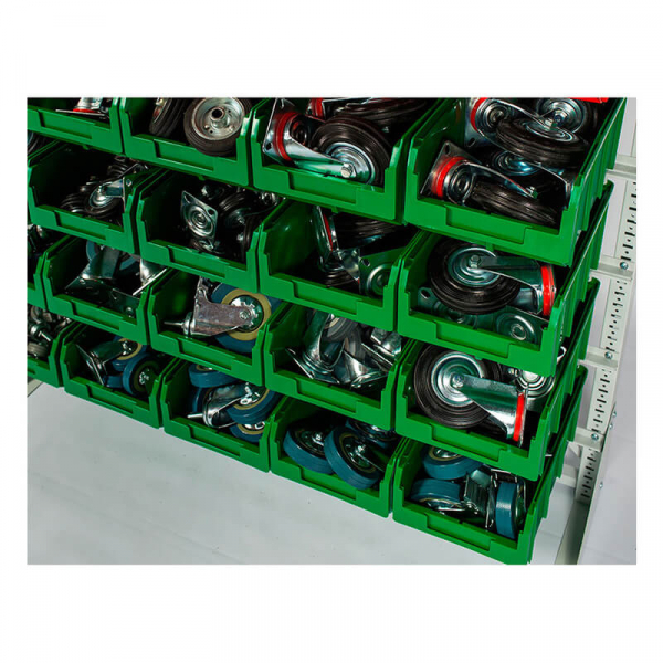 V-3 Пластиковый ящик зеленый, (342х207х143) 9,4 литра HV Market