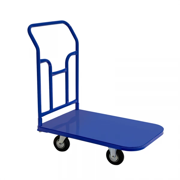 Тележка платформенная ТПТ (г/п 300 кг, 900x600 мм, колеса черная резина 125 мм) HV Market