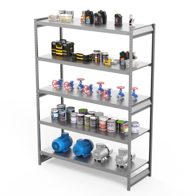 Стеллаж грузовой СГ Ультра (2500х1800х500) 6 ярусов, цинк HV Market