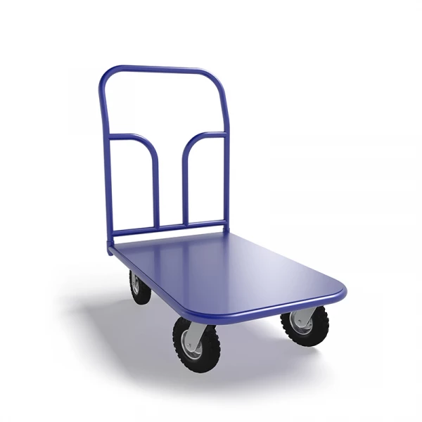Тележка платформенная ТП 2 (600х900) г/п 300 кг.колеса пневматические 250 мм. HV Market