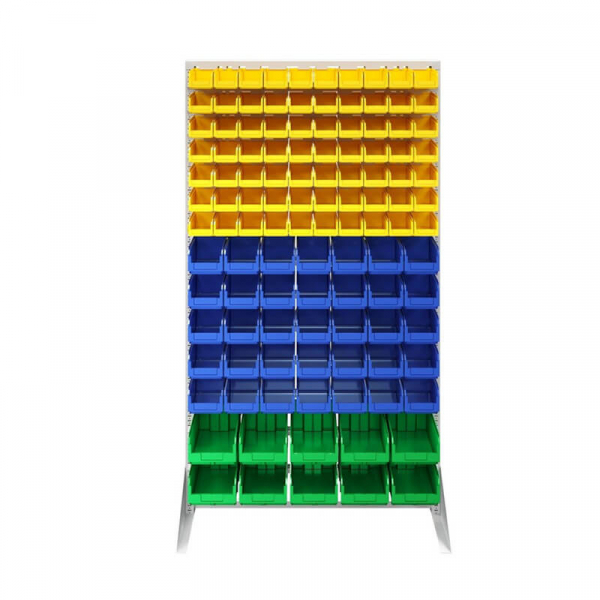 Стойка 1150х2000 односторонняя В1-07-05-02  (желтый/синий/зеленый) HV Market