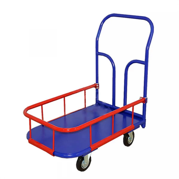 Тележка платформенная с бортиком 150 мм.ТПБ 2 (600х900) г/п 550 кг.160 литая протекторная резина HV Market