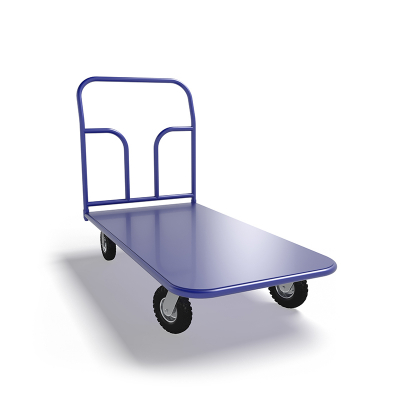 Тележка платформенная ТП 5 (700х1200) г/п 300 кг.колеса пневматические 250 мм. HV Market