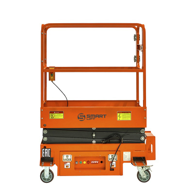 Подъемник ножничный несамоходный SJY-0.3-3.9 (220В, 300 кг, 3,9 м) SMARTLIFT (SMART) HV Market