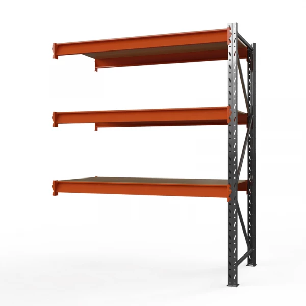 Секция приставная стеллажа металлического ОПТИМА, 2500х2500х785 мм. Полки: 3 шт. фанера HV Market