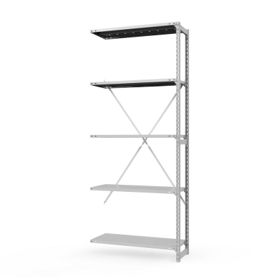 Приставная секция ТСУ 1.2.5 Стеллаж (2500х1060х300) УП HV Market