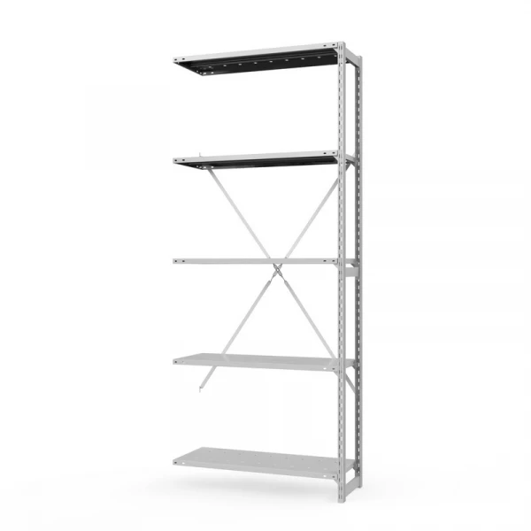 Приставная секция ТСУ 1.2.5 Стеллаж (2500х1060х300) УП HV Market