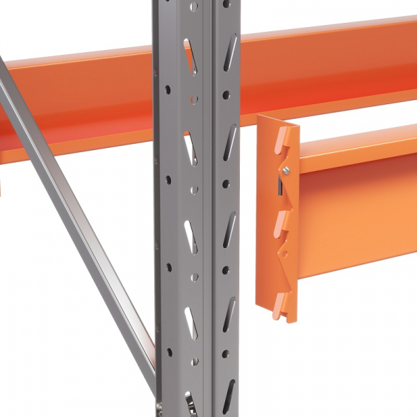 Две секции стеллажа металлического паллетного 3500х1800х1100 мм (85.1.5). Ярусы: пол+2 HV Market