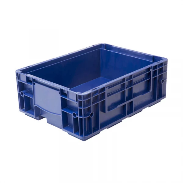 Пластиковый контейнер KLT 4315 универсальный синий, сплошной,  396х297х148 мм HV Market