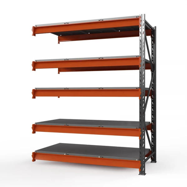 Секция приставная стеллажа металлического ОПТИМА, 2500х1530х785 мм. Полки: 5 шт. метал. HV Market