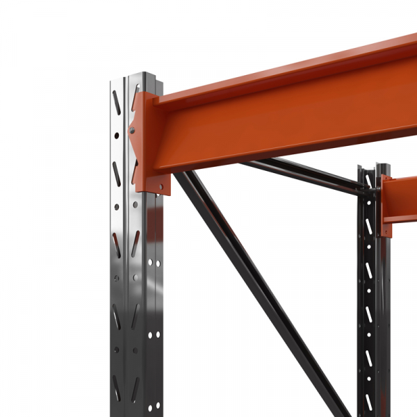 Стеллаж металлический ОПТИМА, 2500х2500х785 мм. Полки: 3 шт. без настила HV Market