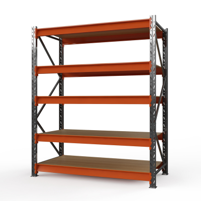 Стеллаж металлический ОПТИМА, 2500х1250х785 мм. Полки: 5 шт. фанера