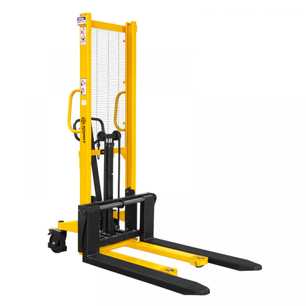 Ручной гидравлический штабелер SDA 1016 (1000 кг, 1,6 м, вилы 300-850 мм) SMARTLIFT (SMART) HV Market