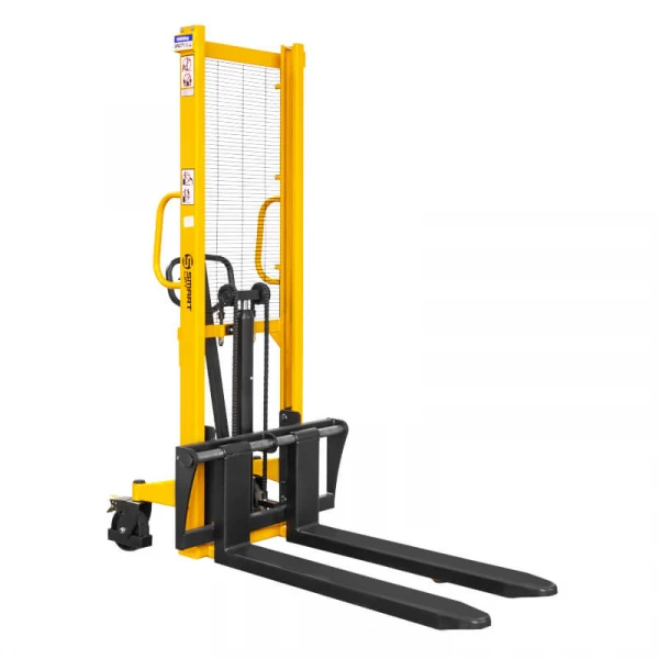 Ручной гидравлический штабелер SDA 1516 (1500 кг, 1,6 м, вилы 300-850 мм) SMARTLIFT (SMART) HV Market