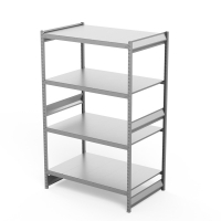 Стеллаж грузовой СГ Ультра (2500х1500х800 мм) 4 яруса, цинк (СГУ 2515084) HV Market
