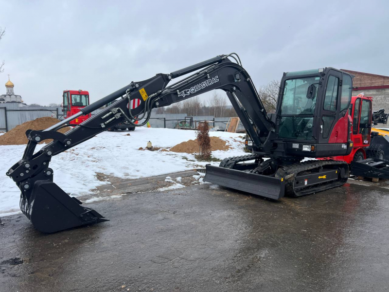 Мини-экскаватор QUADTRAC EX60 (6 т, кабина, А/С, квикаплер, поворотная стрела) HV Market