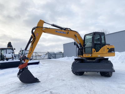 Мини-экскаватор QUADTRAC E130WH (12т, кабина, квикаплер, Желтый 2023 год) HV Market