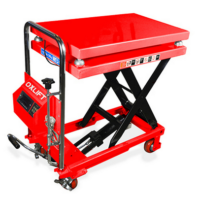 Гидравлический подъемный стол с весами OX F-50 Scale OXLIFT 900 мм 500 кг HV Market