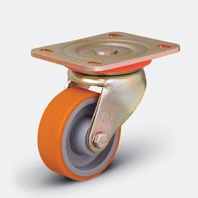 Колесо большегрузное полиуретановое поворотное ED01 VBP ⌀ 200 HV Market