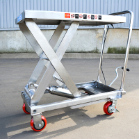 Гидравлический подъемный стол передвижной из нержавеющей стали OXLIFT OXF50-STEEL 900 мм 500 кг HV Market