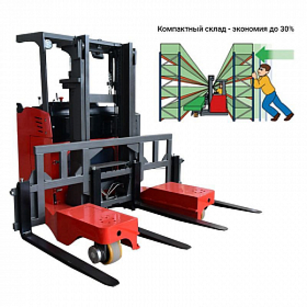 Четырёхходовой ричтрак MFB25-65 OXLIFT 6500 мм 2500 кг HV Market