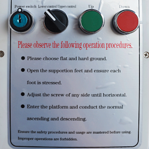 Самоходный одномачтовый подъемник ZXE-1-090 OXLIFT 9000 мм 125 кг HV Market