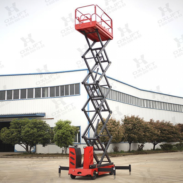 Самоходный ножничный подъемник QZ-030-130 WD OXLIFT 13000 мм 300 кг HV Market