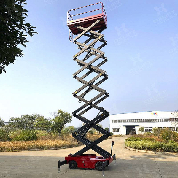 Самоходный ножничный подъемник QZ-030-110 OXLIFT 11000 мм 300 кг HV Market