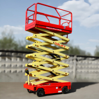 OXLIFT QZ-050-110 самоходный (поводковый) подъемник ножничного типа с питанием от акб 11000 мм 500 кг HV Market