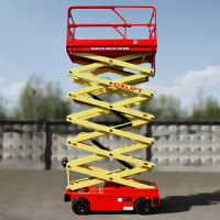 OXLIFT QZ-050-110 самоходный (поводковый) подъемник ножничного типа с питанием от акб 11000 мм 500 кг HV Market