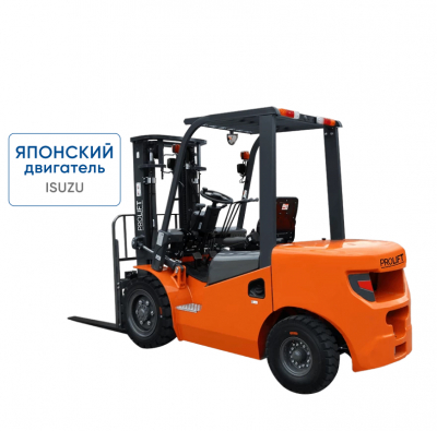 Дизельный погрузчик CPCD35-W4K2 с японским двигателем и тремя линиями гидравлики