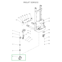 Редуктор ведущего колеса в сборе для штабелеров SDR 1-1,2 т, SDR1635 HV Market