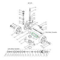 Ось крепления рулевых колес для гидравлических тележек JC20 HV Market