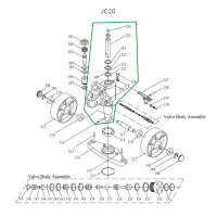 Гидроузел в сборе для гидравлических тележек JC20 HV Market
