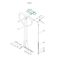 Пружина рычага управления режимом работы для гидравлических тележек DF25 HV Market