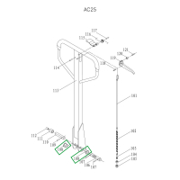 Втулка ручки для гидравлических тележек AC25 HV Market