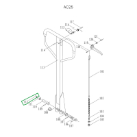 Втулка ролика ручки для гидравлических тележек DF25 HV Market