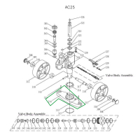 Опорная площадка гидроузла гидравлических тележек DF25 HV Market