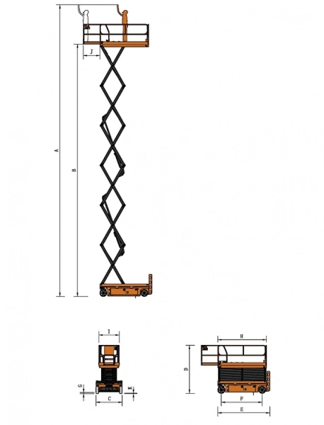 Ножничный подъемник Skyboom SSL-08HD